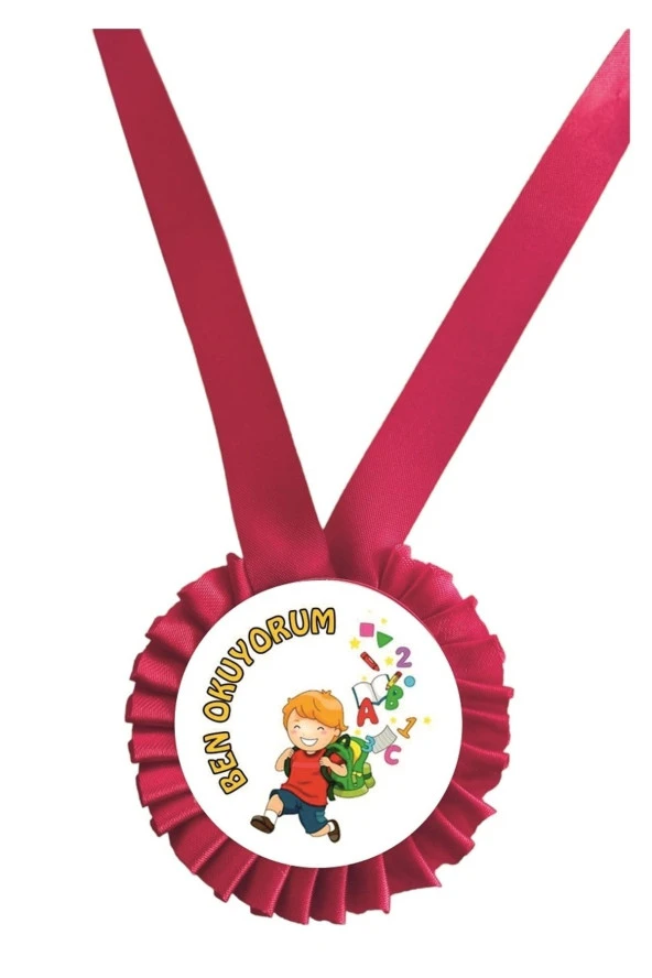 yıldızkurdelaankara Ben Okuyorum Madalya Kokart 10 Adet - Resim 2