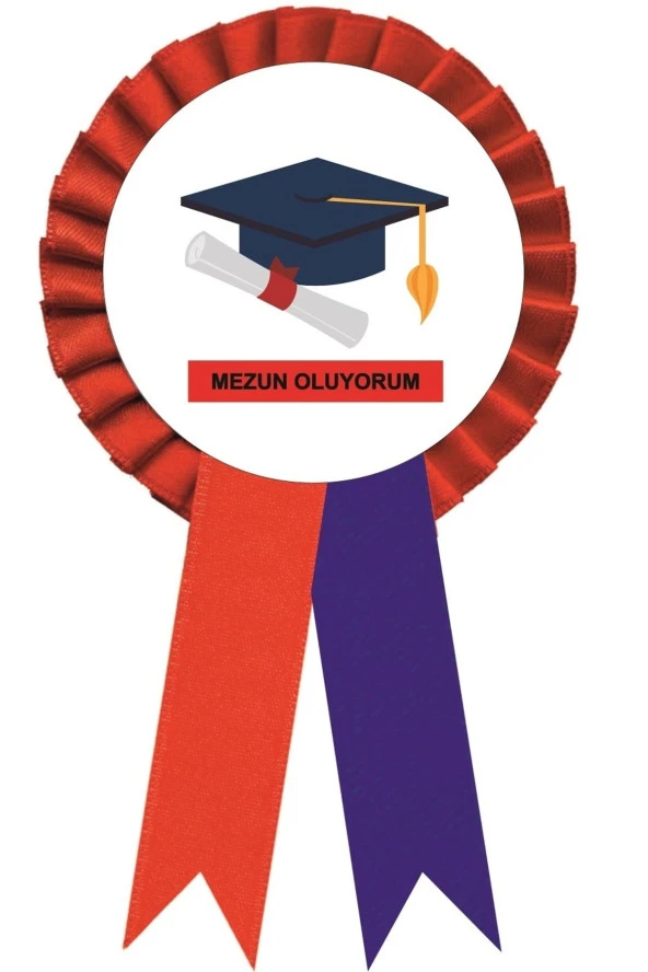 yıldızkurdelaankara Mezun Oluyorum Saten Kokart 10 Adet
