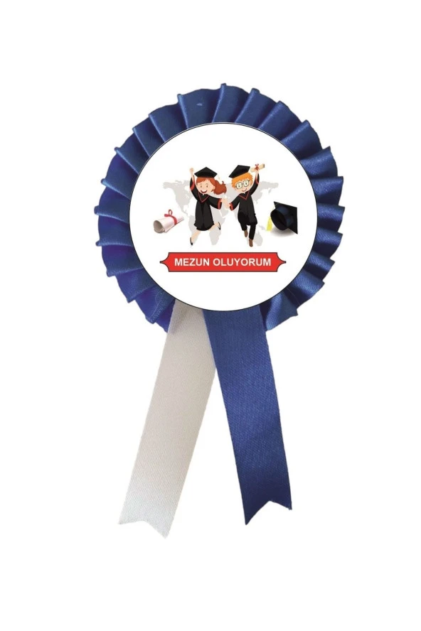 yıldızkurdelaankara Mezun Oluyorum Saten Kokart 25 Adet ürün görseli