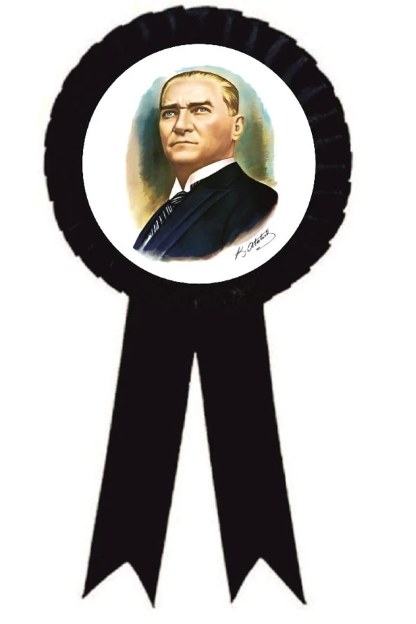yıldızkurdelaankara 10 Kasım Saygı Ile Anıyoruz Atatürk Saten Kokart 50 Adet