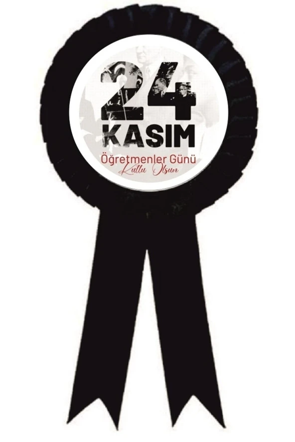 yıldızkurdelaankara 24 Kasım Ögretmenler Günü Saten Kokart 10 Adet