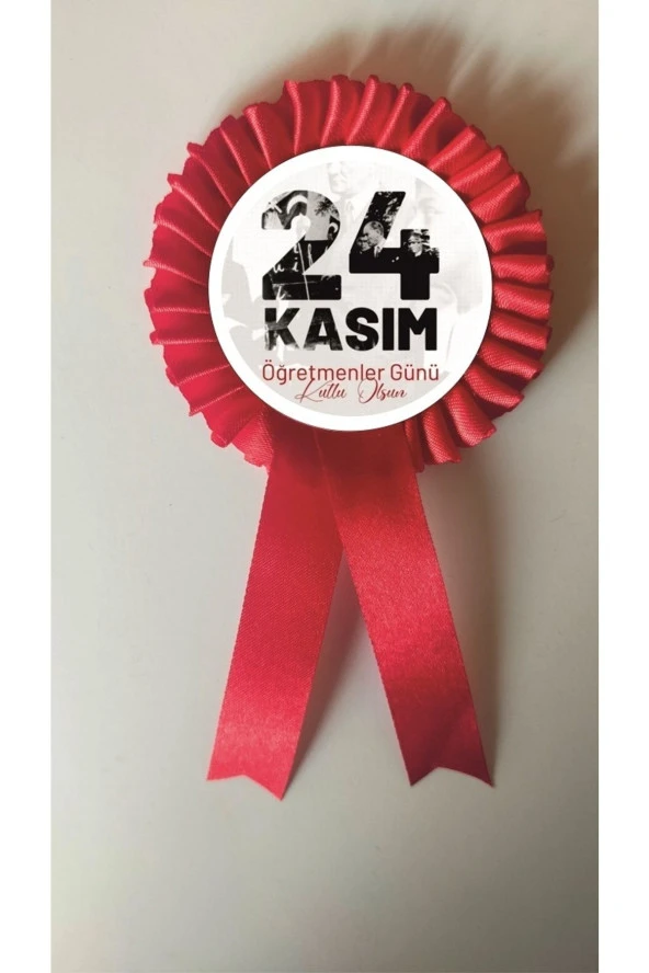 yıldızkurdelaankara 24 Kasım Ögretmenler Günü Saten Kokart 10 Adet
