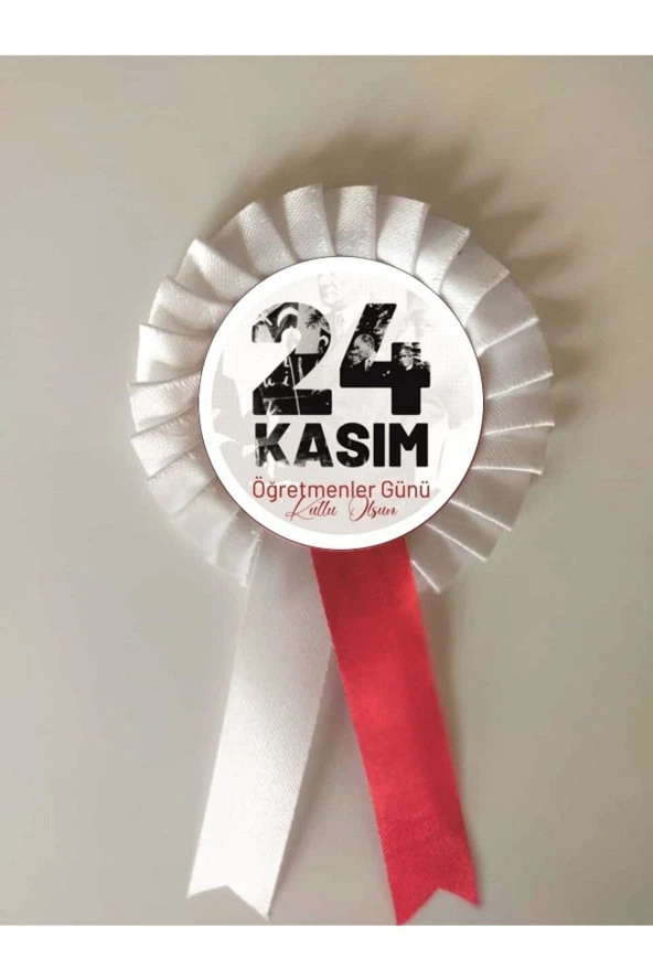 yıldızkurdelaankara 24 Kasım Ögretmenler Günü Saten Kokart 10 Adet
