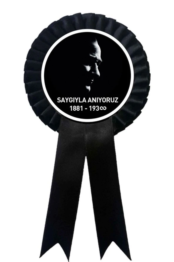 yıldızkurdelaankara 10 Kasım Atatürk Kokart Saygı Ile Anıyoruz 1881 (50 Adet)