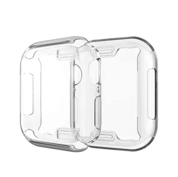 Apple Watch 7 8 45MM Uyumlu Kasa ve Ekran Koruyucu 360 Koruma Yumuşak Silikon - 4