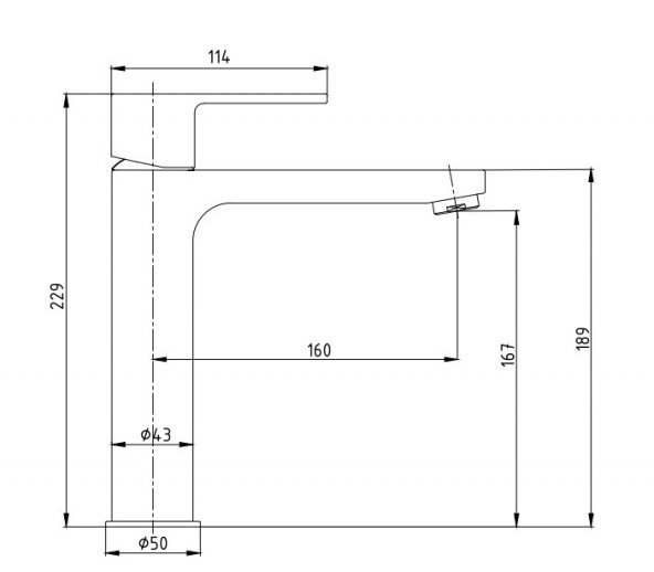 ECA Nita Orta Boy Tip Lavabo Bataryası 102188041 - Resim 2
