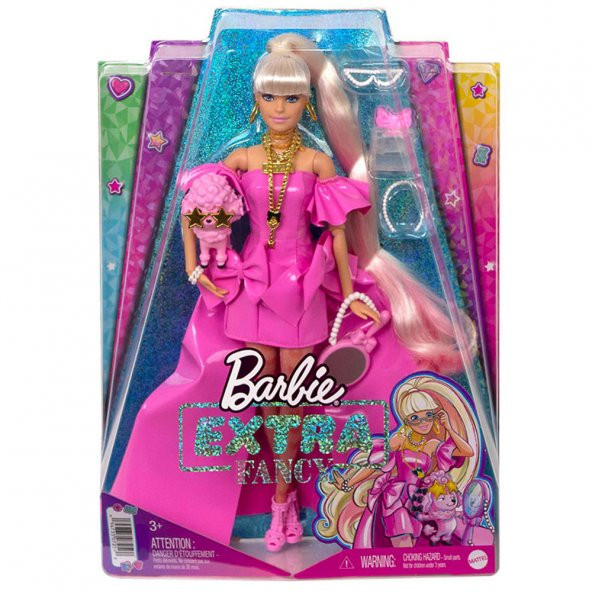 Barbie Extra Şık Bebek ve Yavru Köpeği HHN12