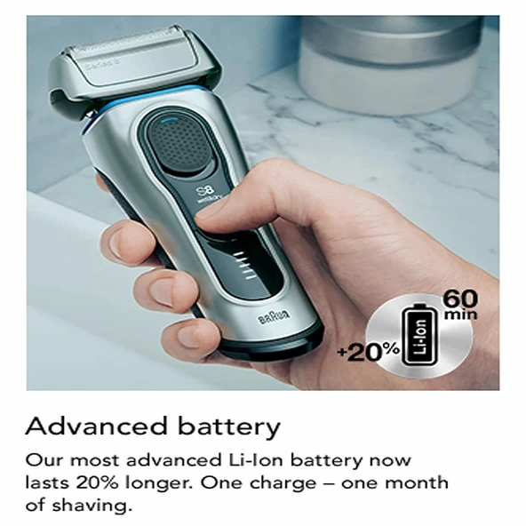 Braun Series 8 8330S Yeni Nesil, Elektrikli Tıraş Makinesi - 3