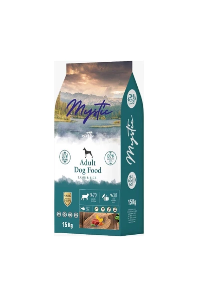 Az Tahıllı Kuzu Etli Yetişkin Köpek Kuru Maması 15 Kg