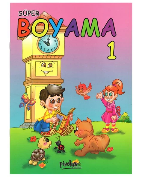 Carioca Süper Jumbo Teddy Keçeli Kalem 6 Renk ve Boyama Kitabı Set - 3