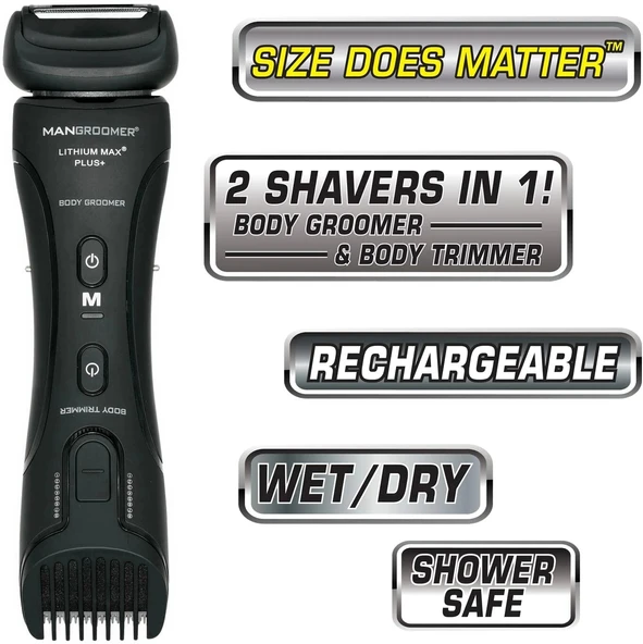 MANGROOMER Lithium Max Plus Vücut Bakımı - Tıraş Makinesi - 2