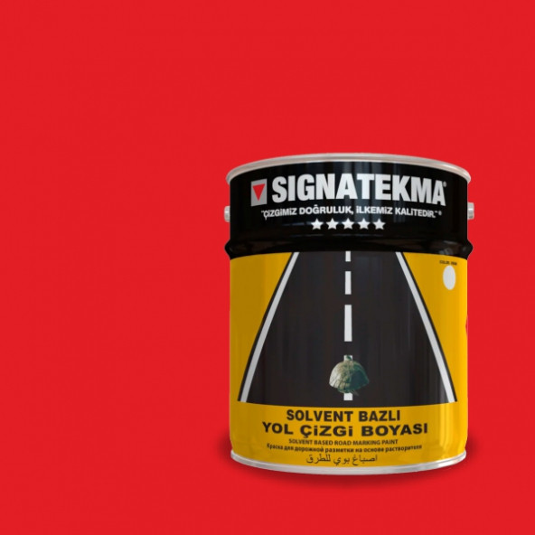MMA Esaslı Akrilik Yol Çizgi Boyası - Constance - Kırmızı