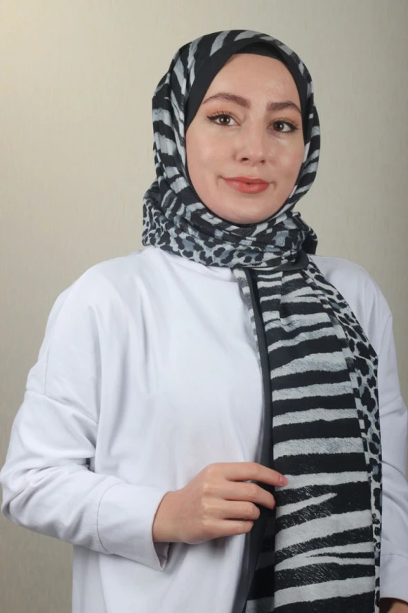 Armine Desenli Trend Modal Şal - 4341 - Renk-02 -21