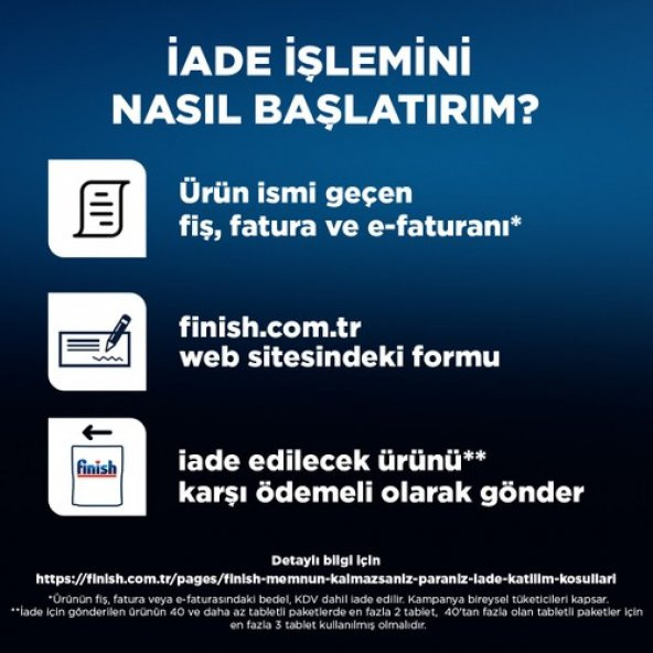 Finish Quantum Hepsi 1 Arada Bulaşık Makinesi Deterjanı 15 Tablet - 8