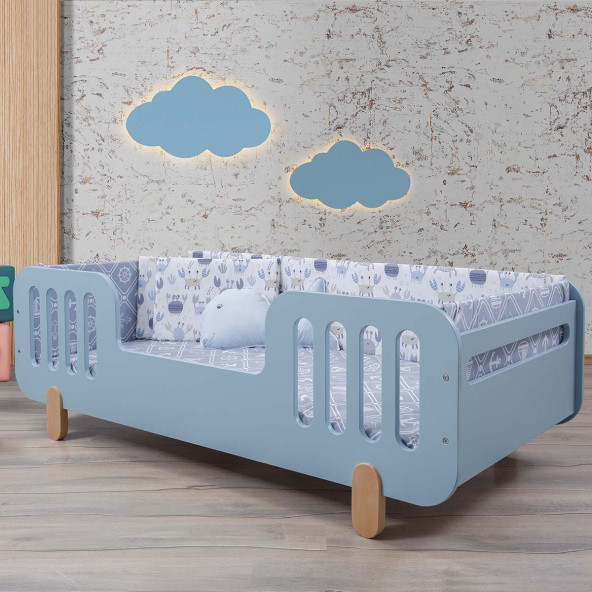 Setay Beşik, Emilia MDF Montessori Beşik - Mavi
