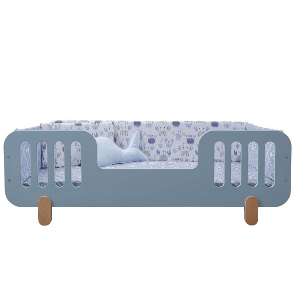 Setay Beşik, Emilia MDF Montessori Beşik - Mavi - 2