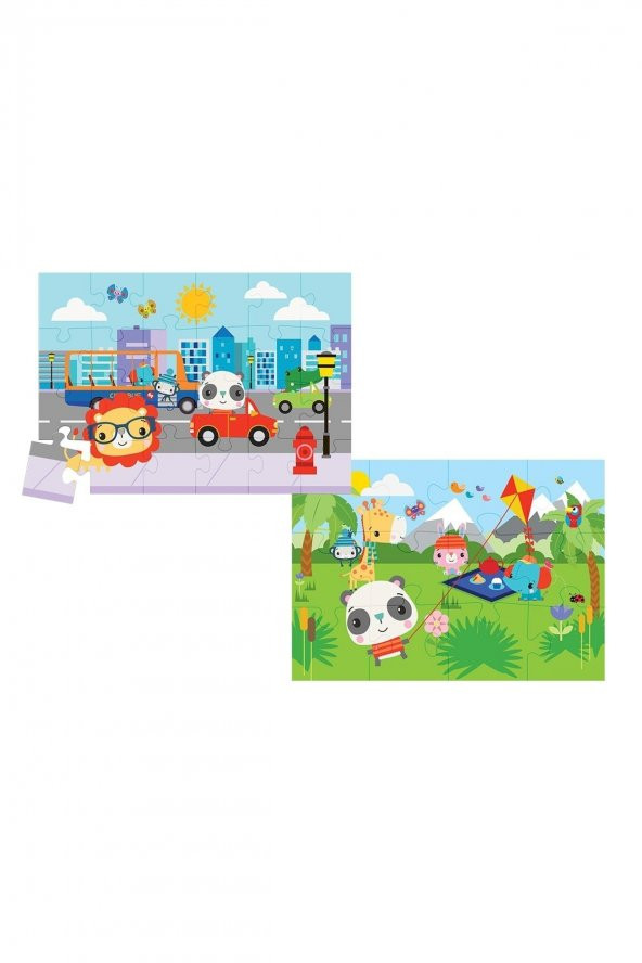 Baby Puzzle City Fun Picnic 2in1 - 2