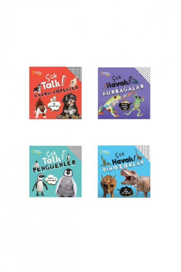 Çok Havalı Dinozorlar-çok Tatlı Penguenler-çok Havalı Kurbağalar-çok Tatlı Yavru Köpekler