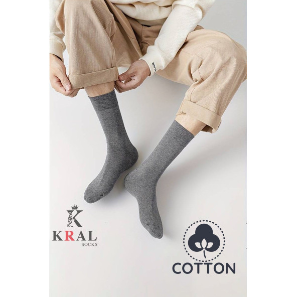 KRAL SOCKS 10 Adet Yazlık Penye Erkek Orta Uzun Çorap Parfümlü - 2