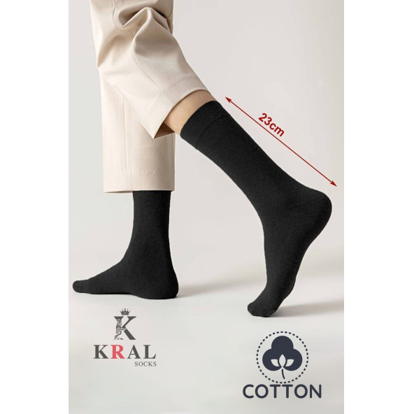 KRAL SOCKS 10 Adet Yazlık Penye Erkek Orta Uzun Çorap Parfümlü - 3