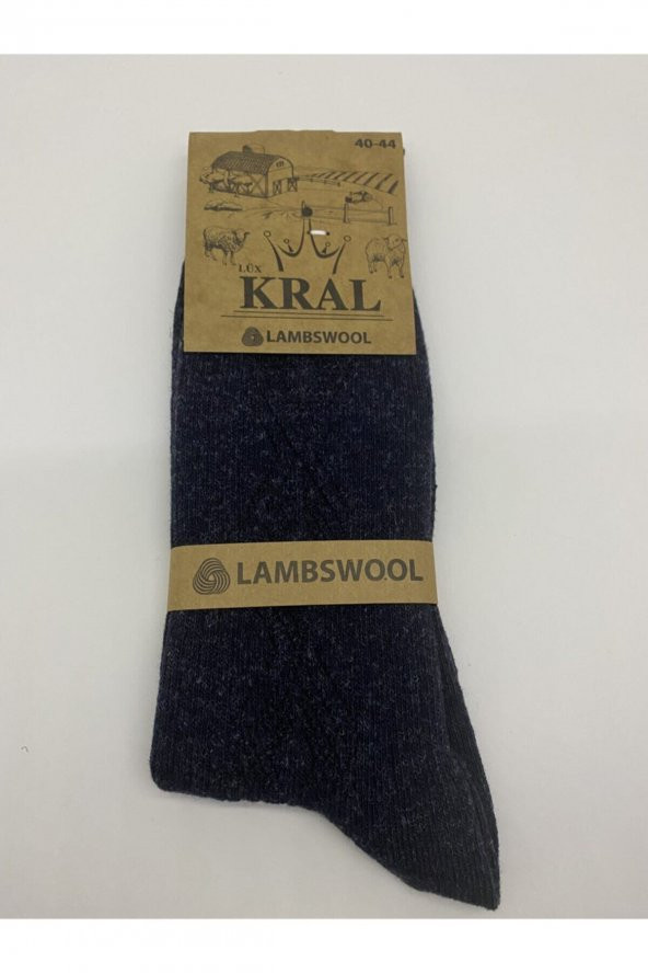 Erkek 6lı Thermal Etkili İnce Örgülü Kışlık Çorap Lambswool - 2