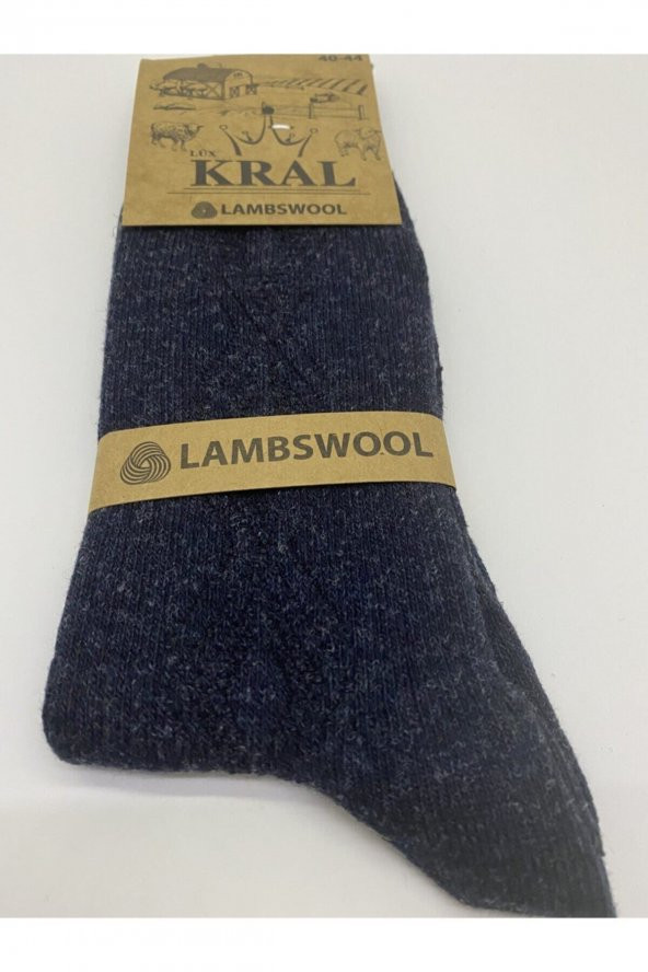 Erkek 6lı Thermal Etkili İnce Örgülü Kışlık Çorap Lambswool - 3