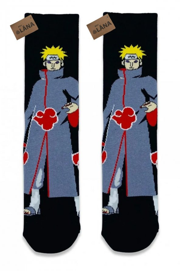 Anime BURUTO UZUMAKİ Desenli Renkli Pamuklu Çorap