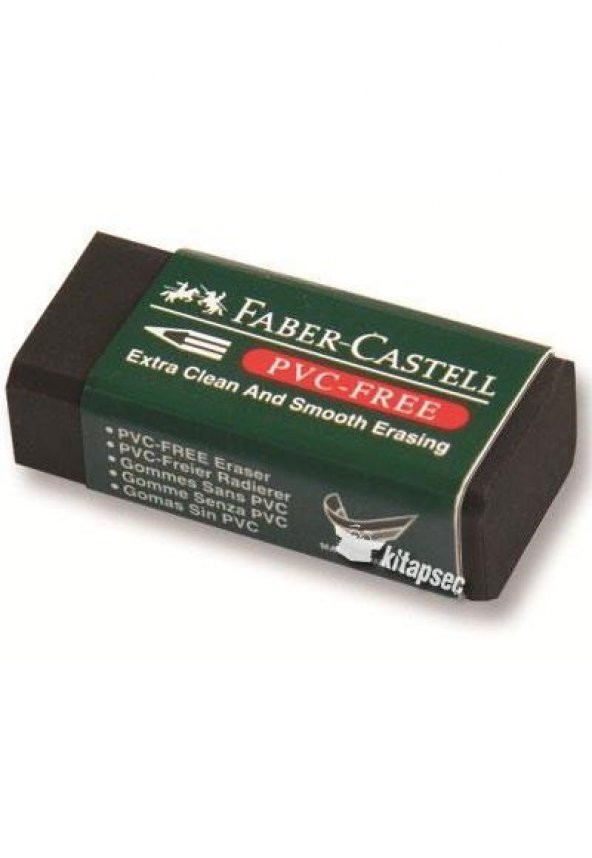 FABER CASTELL SİYAH SİLGİ PVC FREE 18 89 30
