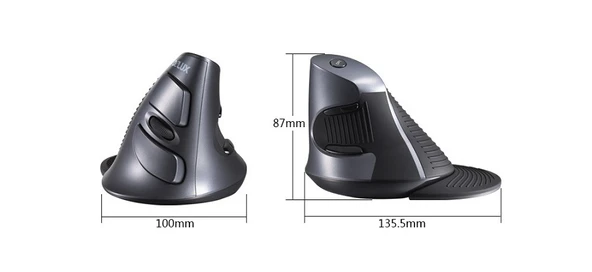 Delux M618GX Ergonomik Dikey 6 Tuşlu Kablosuz Optik Mouse - 6