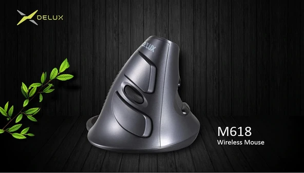 Delux M618GX Ergonomik Dikey 6 Tuşlu Kablosuz Optik Mouse - 5