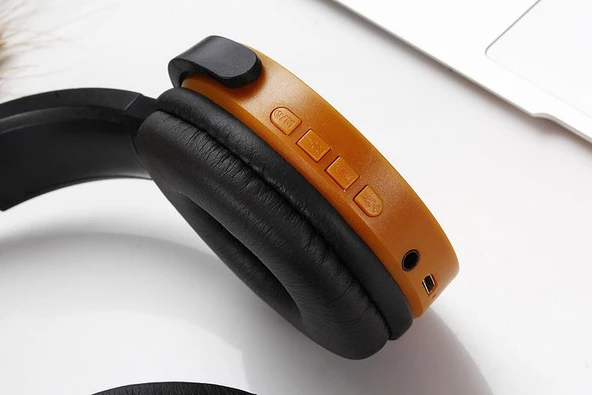 Coofbe Bluetooth Vers.5.0 Kafaüstü Bluetooth Kulaklık Kablosuz Kulak Üstü Bluetooth Kulaklık - 3