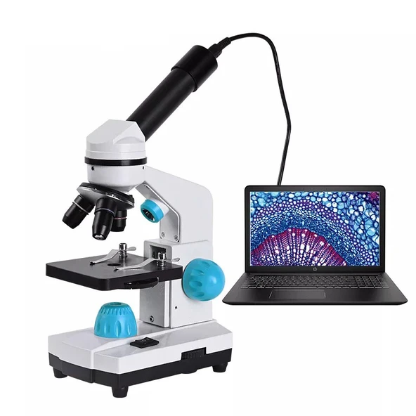 TriLine 2000X Zoom Biyolojik HD Dijital Monoküler Mikroskop Kiti - 1