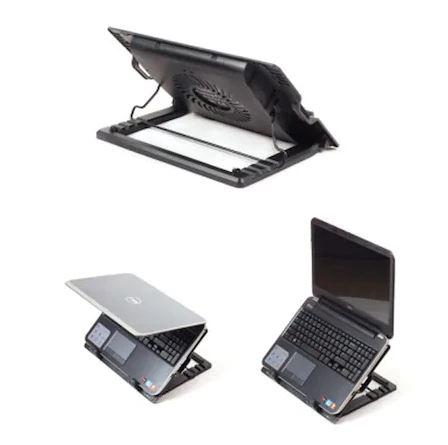 TriLine Işıklı Notebook Soğutucu Fan 5 Kademeli Stand NB339 - Resim 6