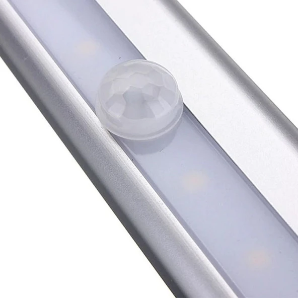 TriLine 10 LED li  PIR Ampul Hareket Sensörli Akıllı Işık Aydınlatma - Resim 7
