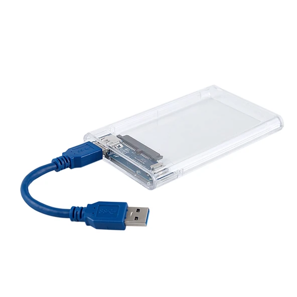 TriLine Şeffaf 2.5" Sata SSD Usb 3.0 Harici Slim Harddisk Kutusu ürün görseli 1