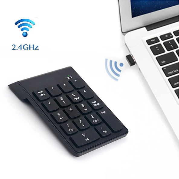 TriLine 2.4Ghz Kablosuz Nümerik Klavye Wireless Numpad - Resim 2