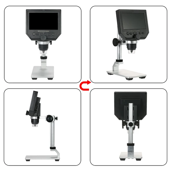 TriLine 600X Dijital 4.3 inç LCD Ekranlı HD USB Mikroskop - 5
