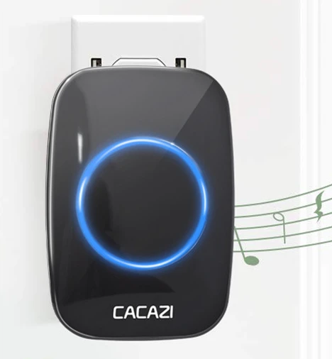 Cacazi Kablosuz Uzaktan Kumandalı LED Kapı Zili - 2