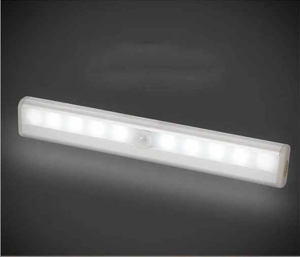 TriLine 10 LED li  PIR Ampul Hareket Sensörli Akıllı Işık Aydınlatma - Resim 3