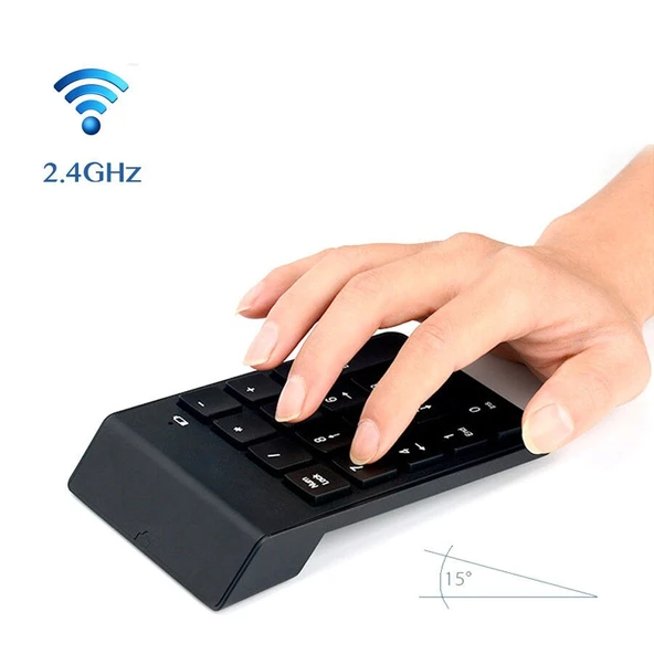 TriLine 2.4Ghz Kablosuz Nümerik Klavye Wireless Numpad - Resim 3