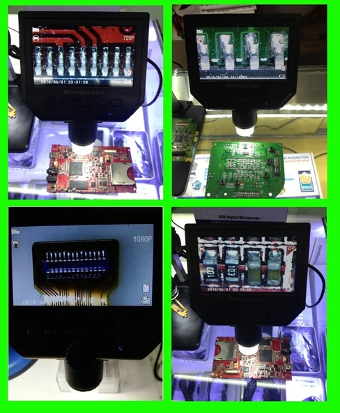 TriLine 600X Dijital 4.3 inç LCD Ekranlı HD USB Mikroskop - 8