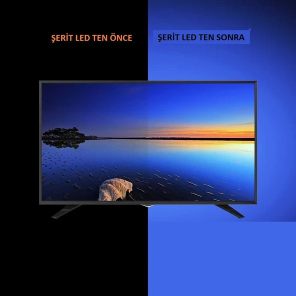 TriLine Bluetooth TV Arkası RGB Usb Şerit Led Aydınlatma 16 Renk - 4