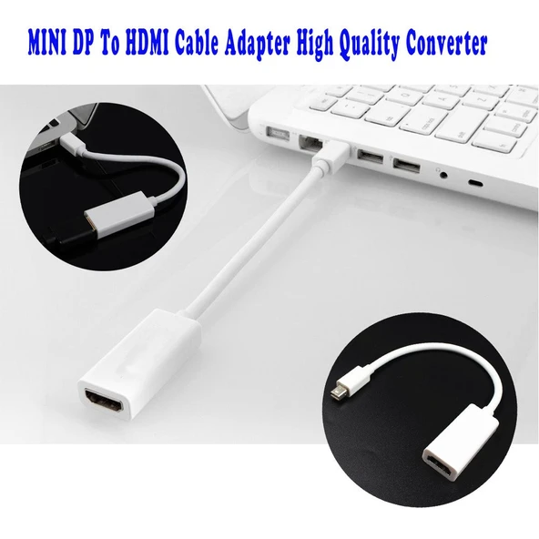 TriLine Mini Display Port HDMI Çevirici Adaptör 20cm Apple MAC - 3