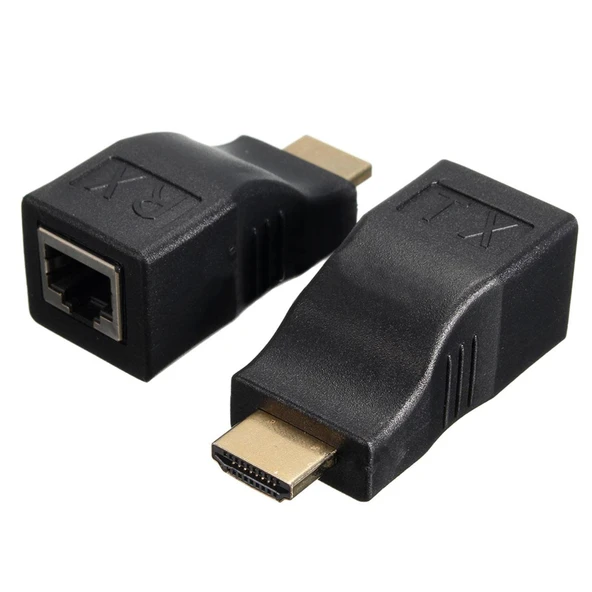 TriLine Hdmi Extender 30 Metre Uzatma Adaptörü Cat5 Cat6