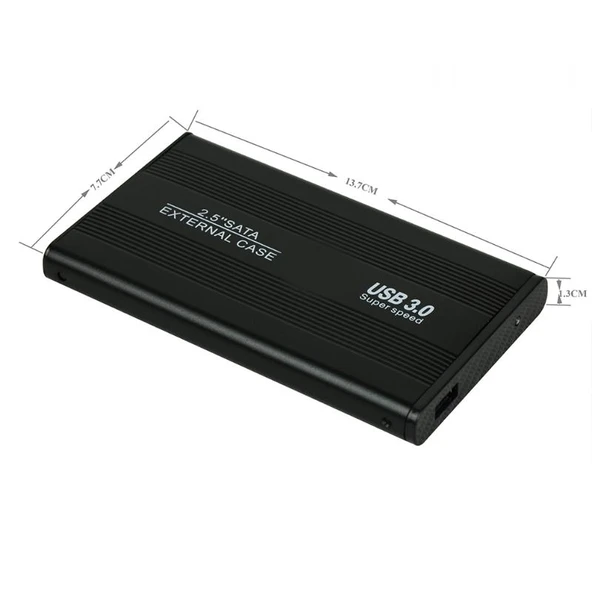 TriLine 2.5" Sata SSD Usb 3.0 Harici Harddisk Kutu Slim Alüminyum - 6