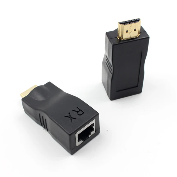 TriLine Hdmi Extender 30 Metre Uzatma Adaptörü Cat5 Cat6 - 2