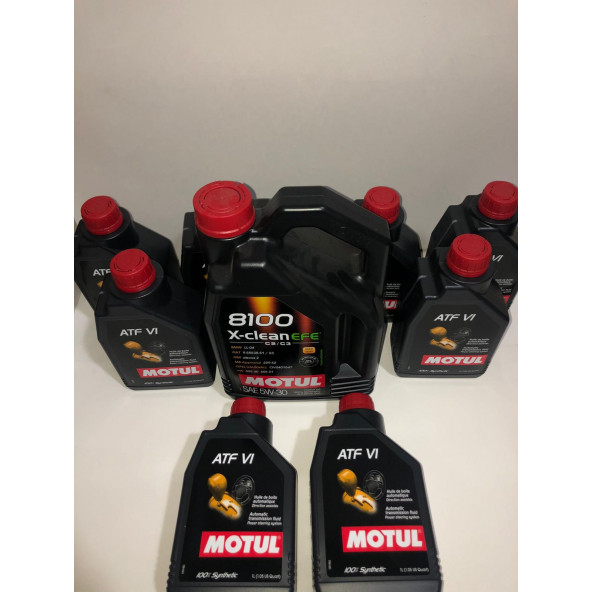 BMW 3 F30 / F31 / F80 (2012-2019) 316i  MOTUL MOTOR YAĞ ve OTOMATİK ŞANZIMAN YAĞ BAKIM KİTİ