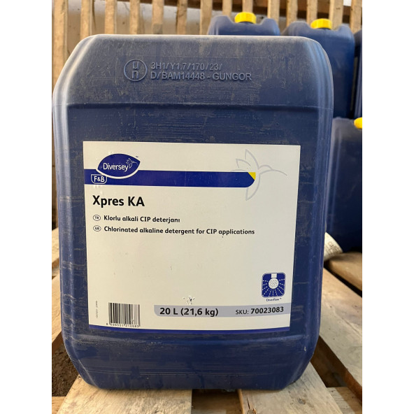 Diversey Johnson Titan Xpres KA Alkali Deterjan 20 Litre