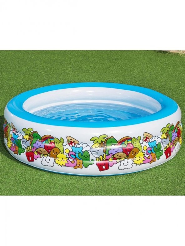 Bestway Şişme Jumbo Desenli Havuz 51122 - 3
