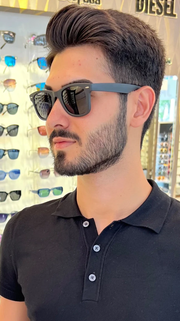 101 C3 Black/Black Polo Exchange Polarize Güneş Gözlüğü - Resim 7